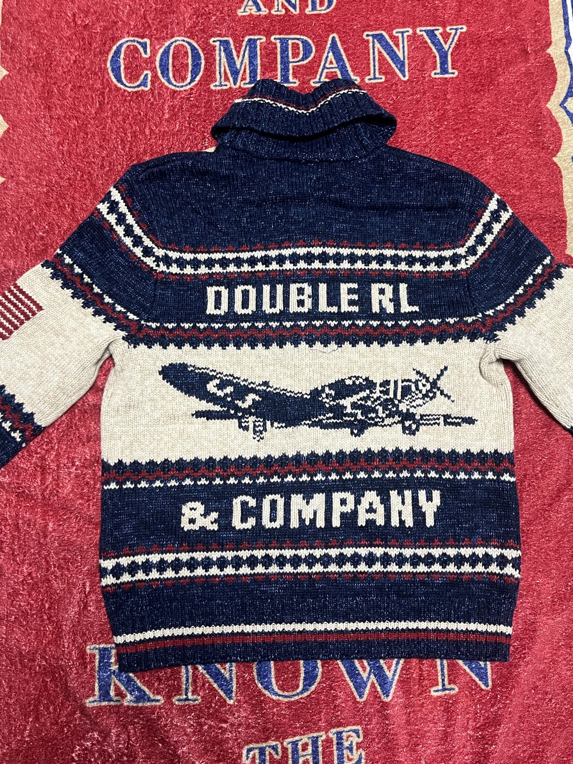 더블알엘 (RRL) 에어플레인 가디건 상품이미지3