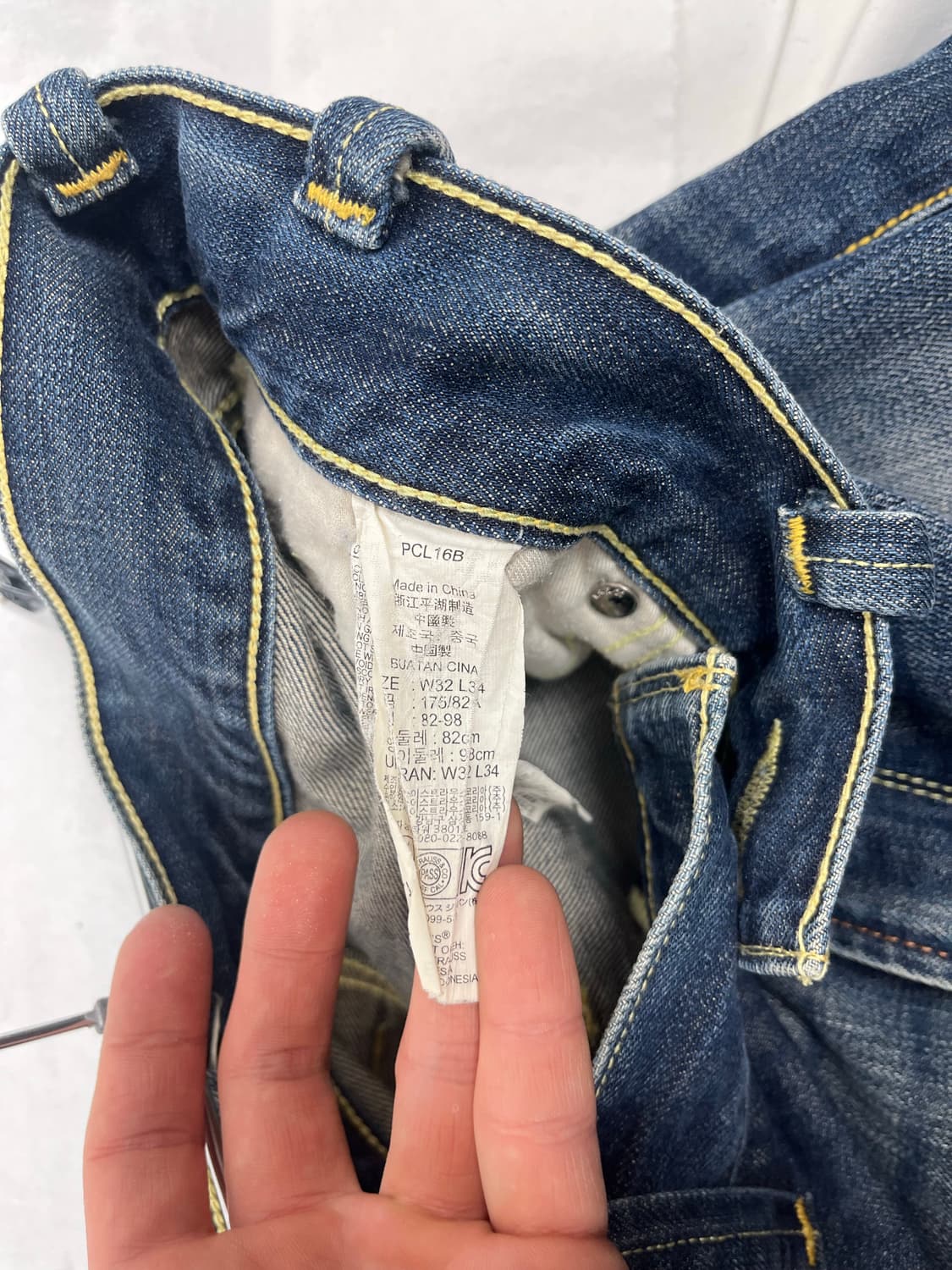 Levi's 504 진청 데님 팬츠 상품이미지9