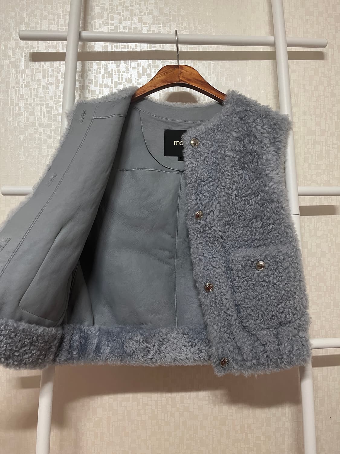 마쥬 리얼양털 조끼 상품이미지3