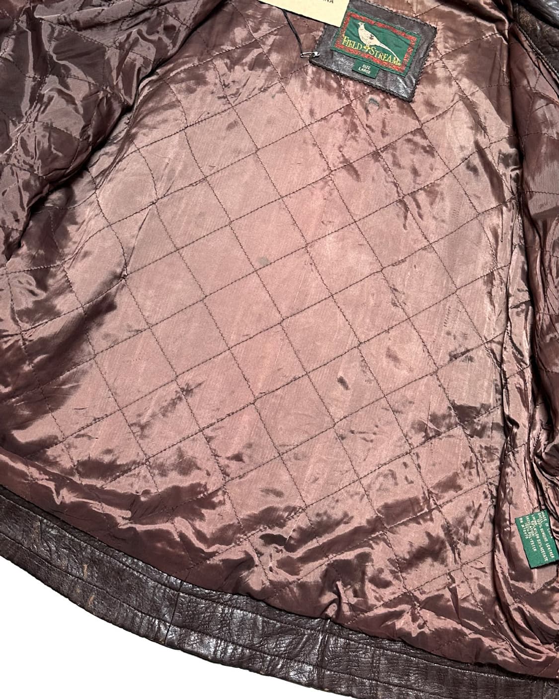 Field&Stream 헤비 리얼 레더 A-2 플라이트 자켓 상품이미지8