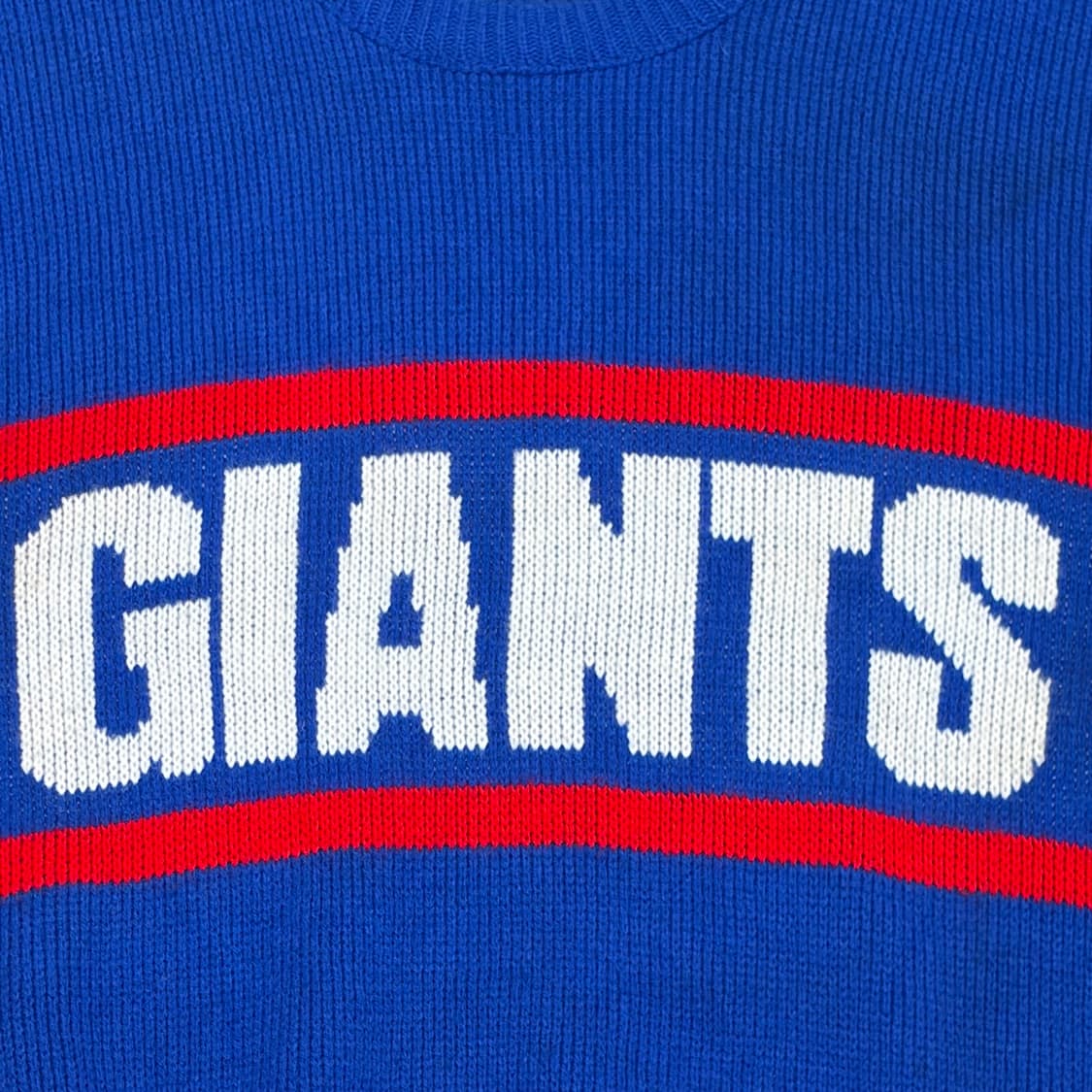 90s Made in USA 빈티지 NFL 뉴욕자이언츠 니트 상품이미지4