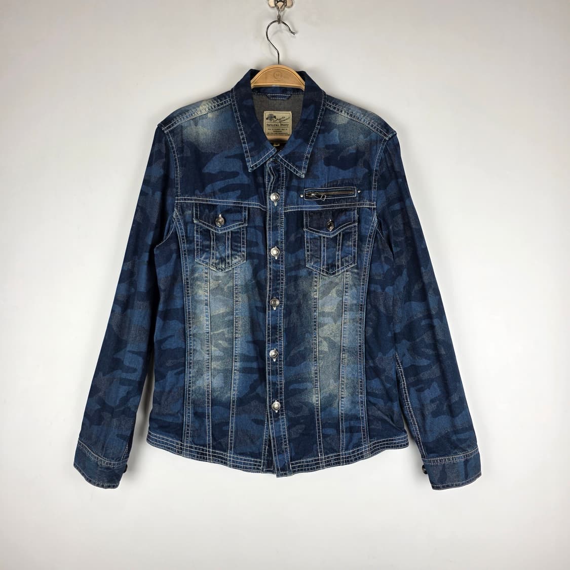 카모 플라쥬 웨스턴 데님자켓 상품이미지1