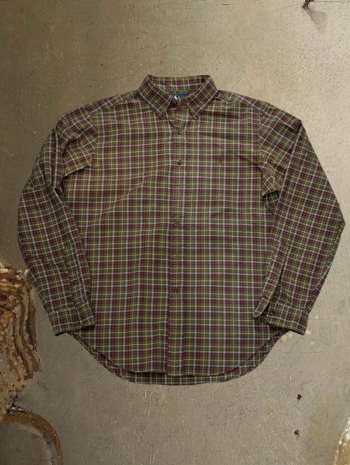 폴로 체크 남방 상품이미지1