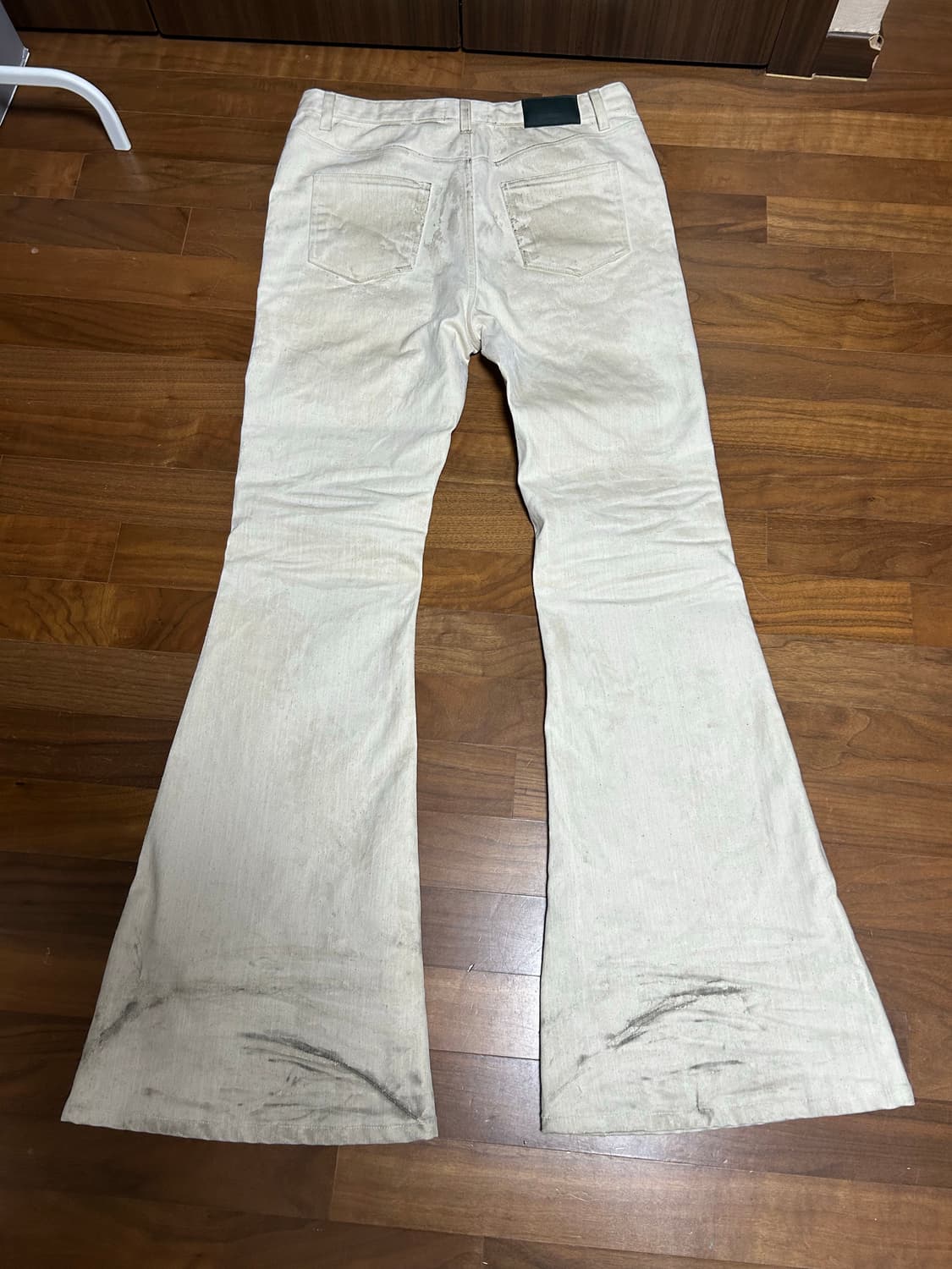 [3] 언더마이카 글라시얼 벨벳틴 플레어진 아이보 리 상품이미지2