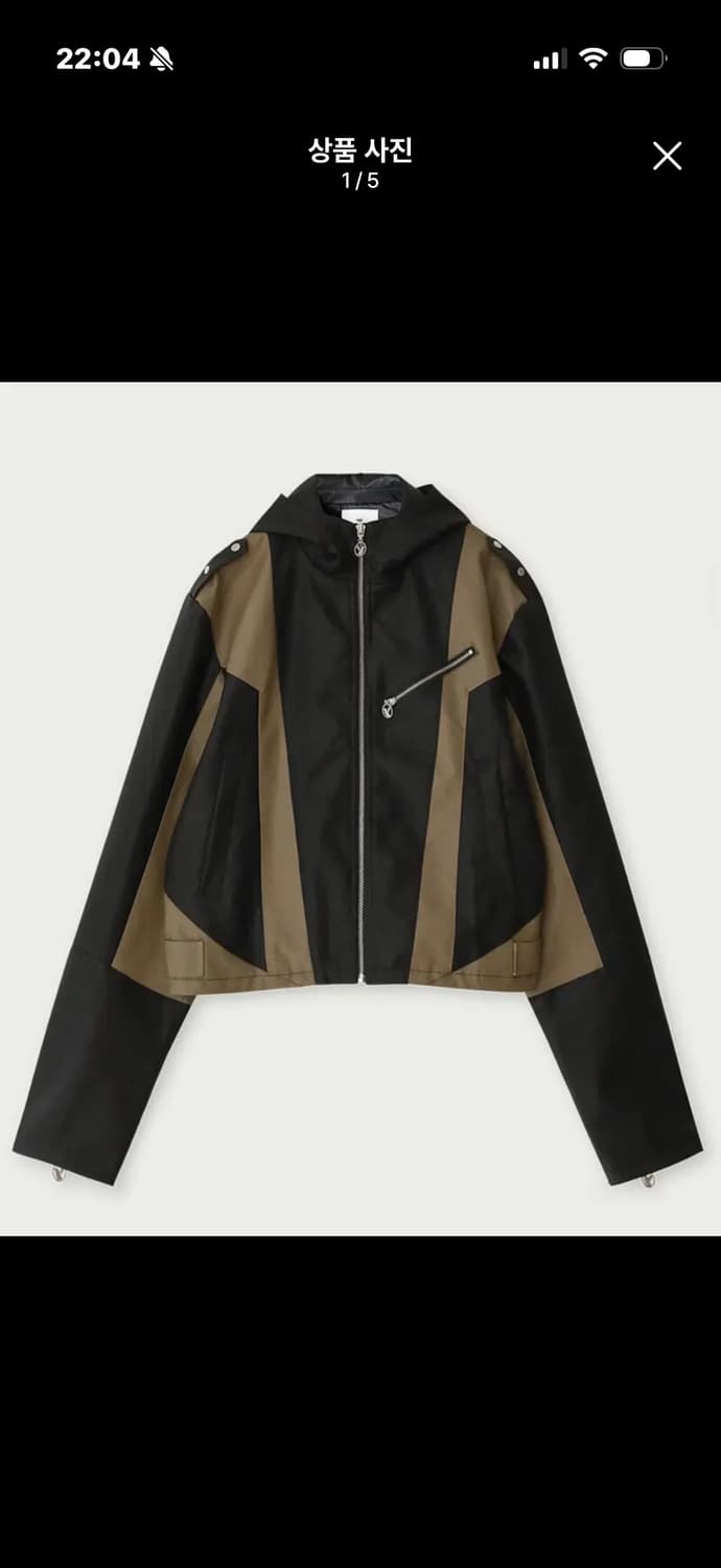 yuse 유즈 레더 후드자켓 상품이미지1