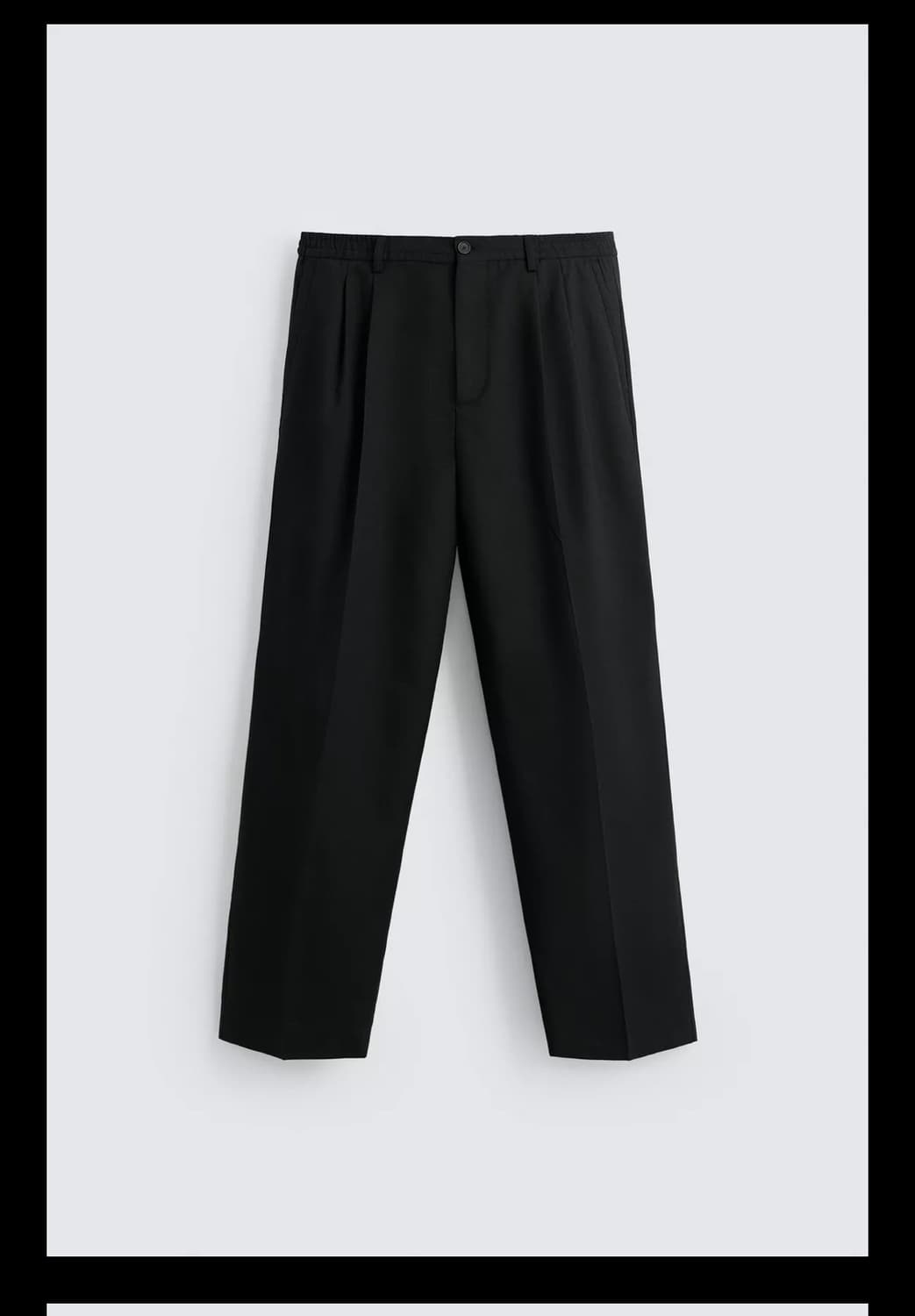 (L) ZARA 자라 투턱 핀턱 와이드 슬랙스 팬츠 판매 상품이미지7