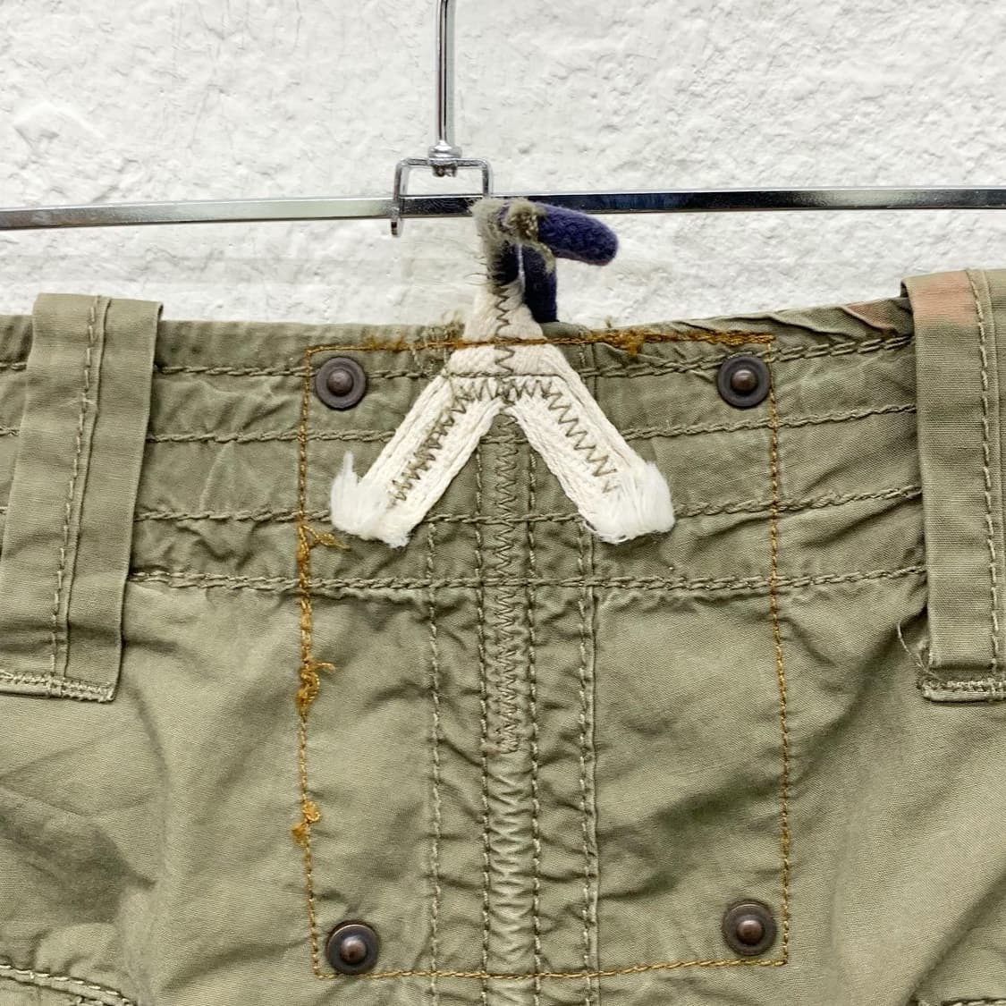 폴로 랄프로렌 카키 빈티지프린팅 와펜 하프팬츠 상품이미지7