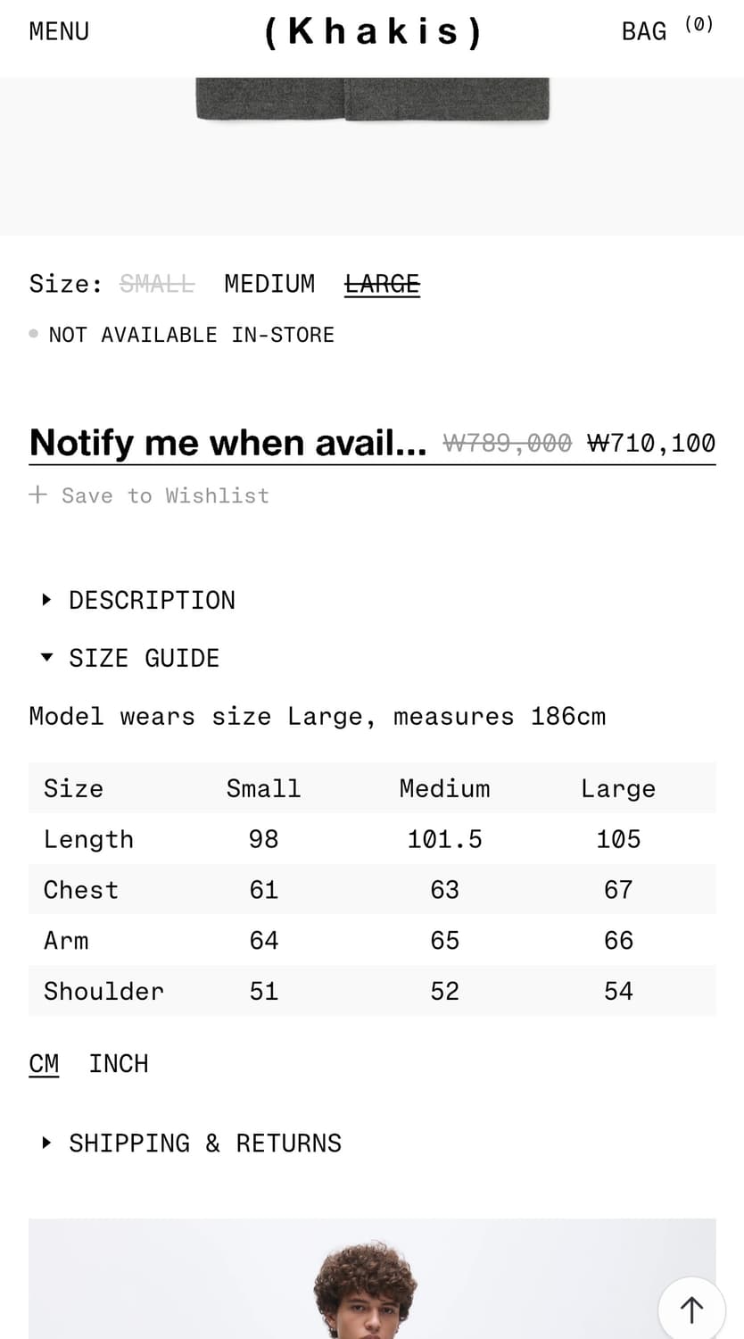 카키스 X 글로버올 더플코트 L 상품이미지3