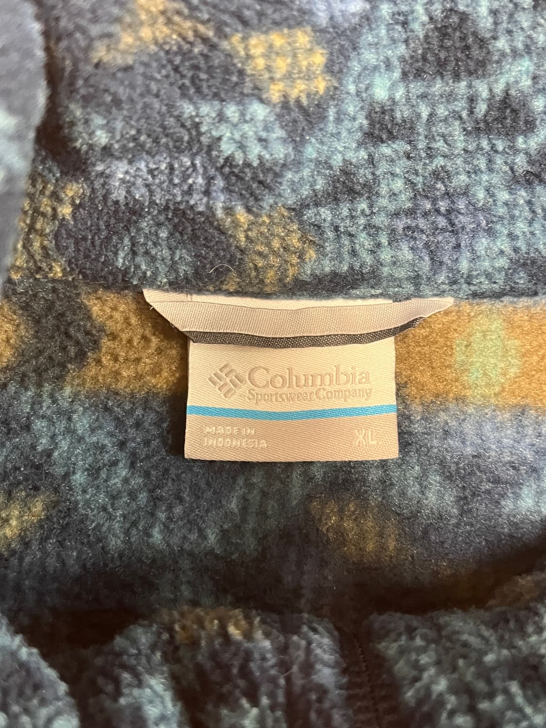 [XL] 컬럼비아 체크 패턴 후리스 자켓 상품이미지4