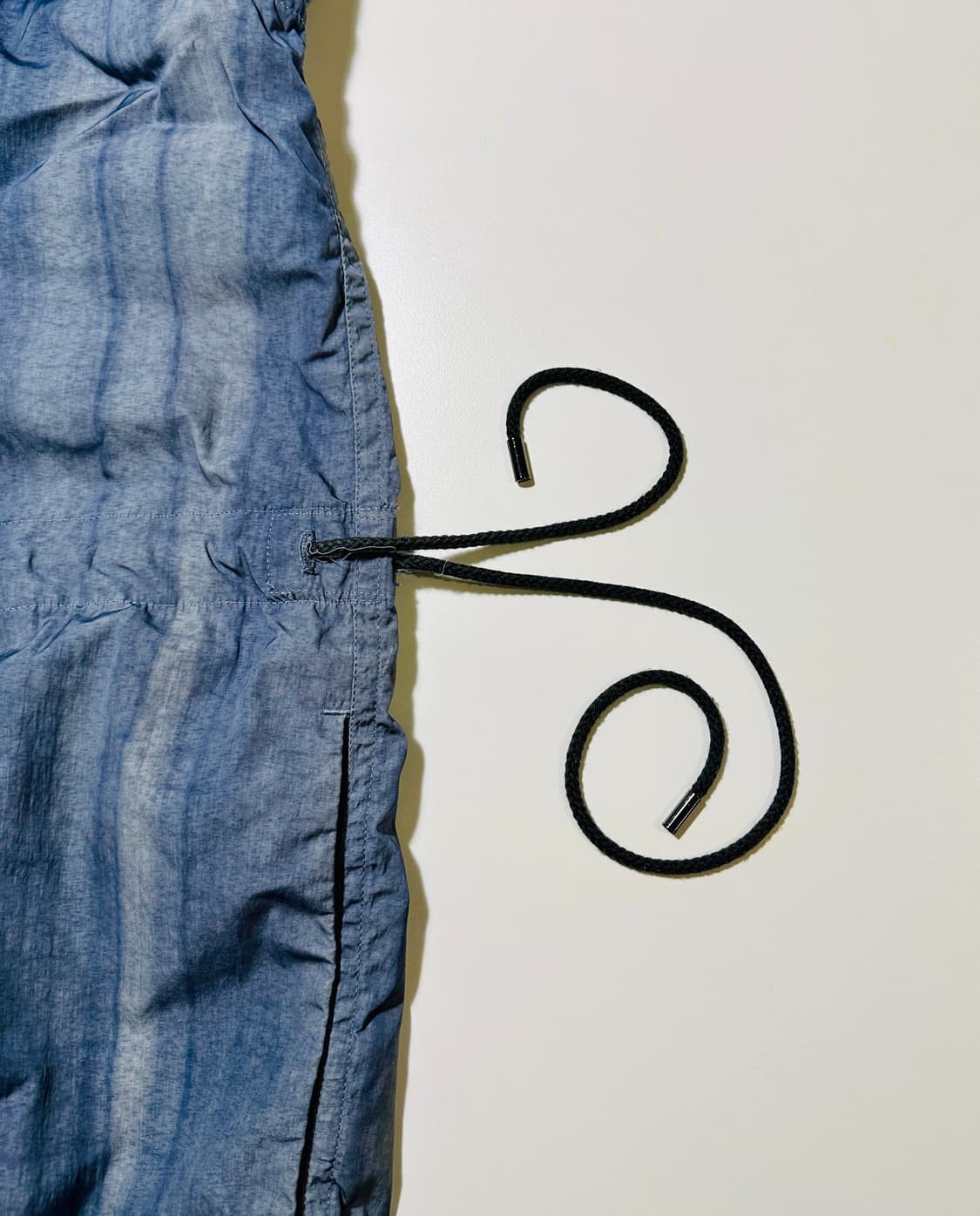 오라리 워싱 아노락 자켓 블루 5사이즈 신품급 바람막이 상품이미지3