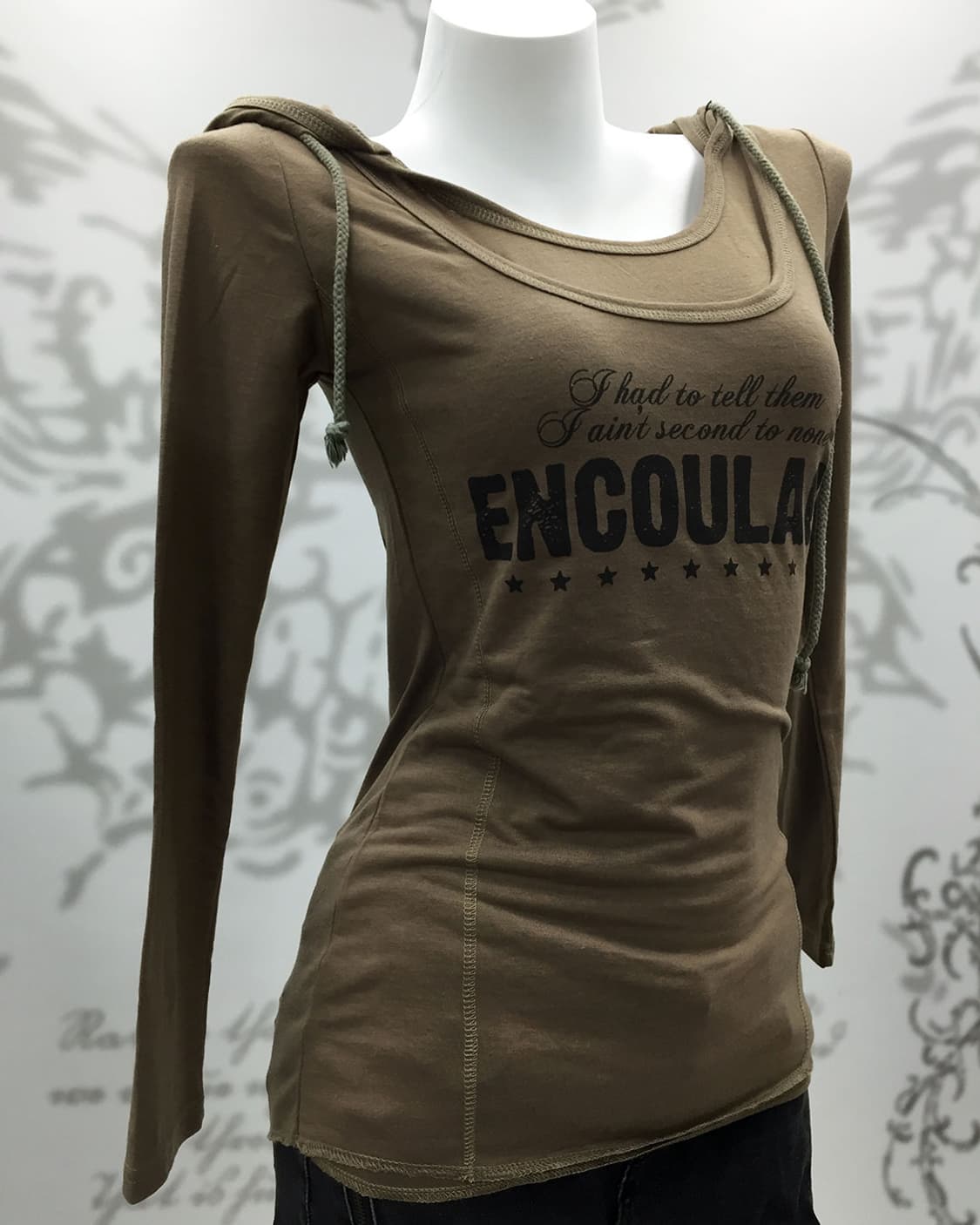 Archive Style Grunge Layered Hoodie 상품이미지4