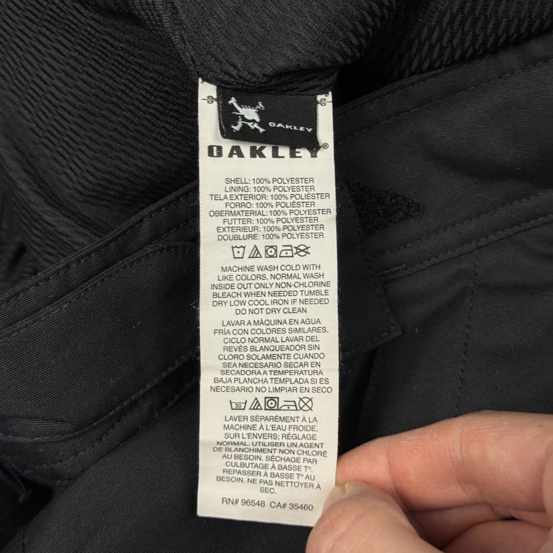 (S) 오클리 스키팬츠 블랙 상품이미지6