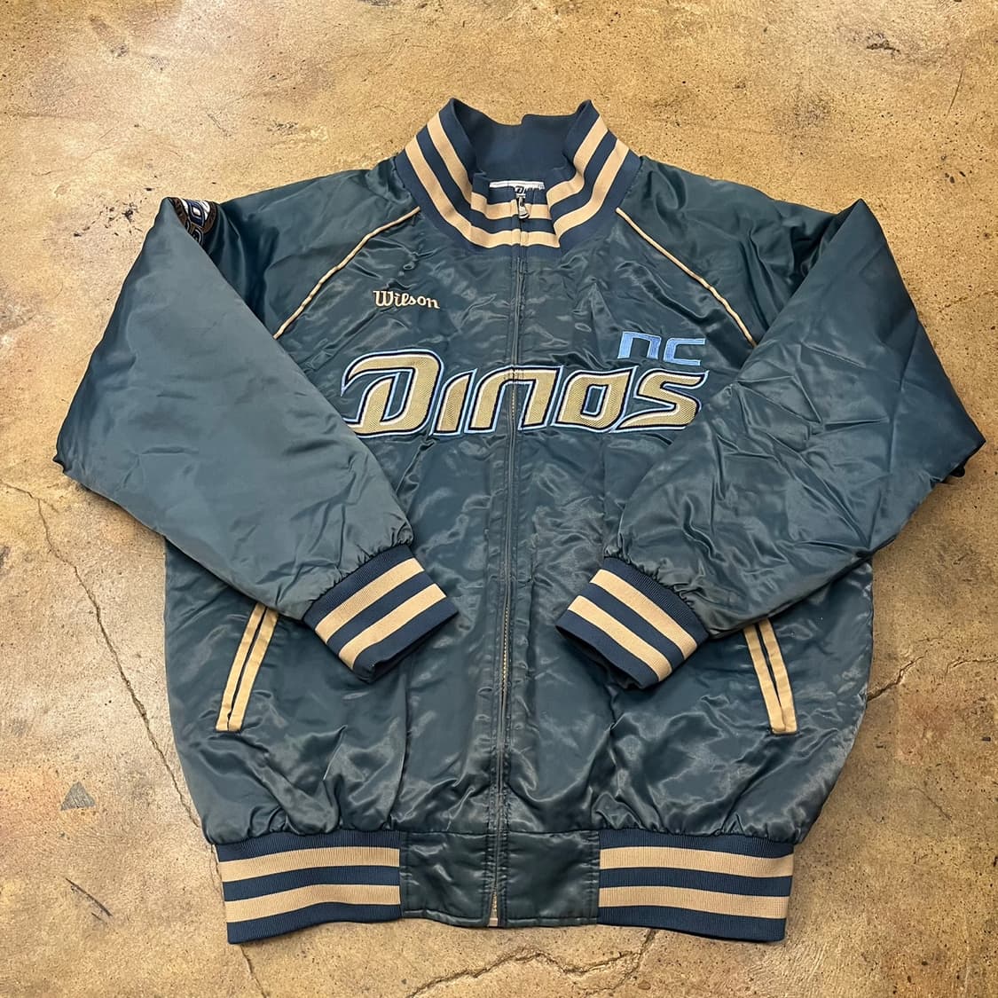 [XL] 윌슨 NC 다이노스 야구 점퍼 블루종 b16 상품이미지2