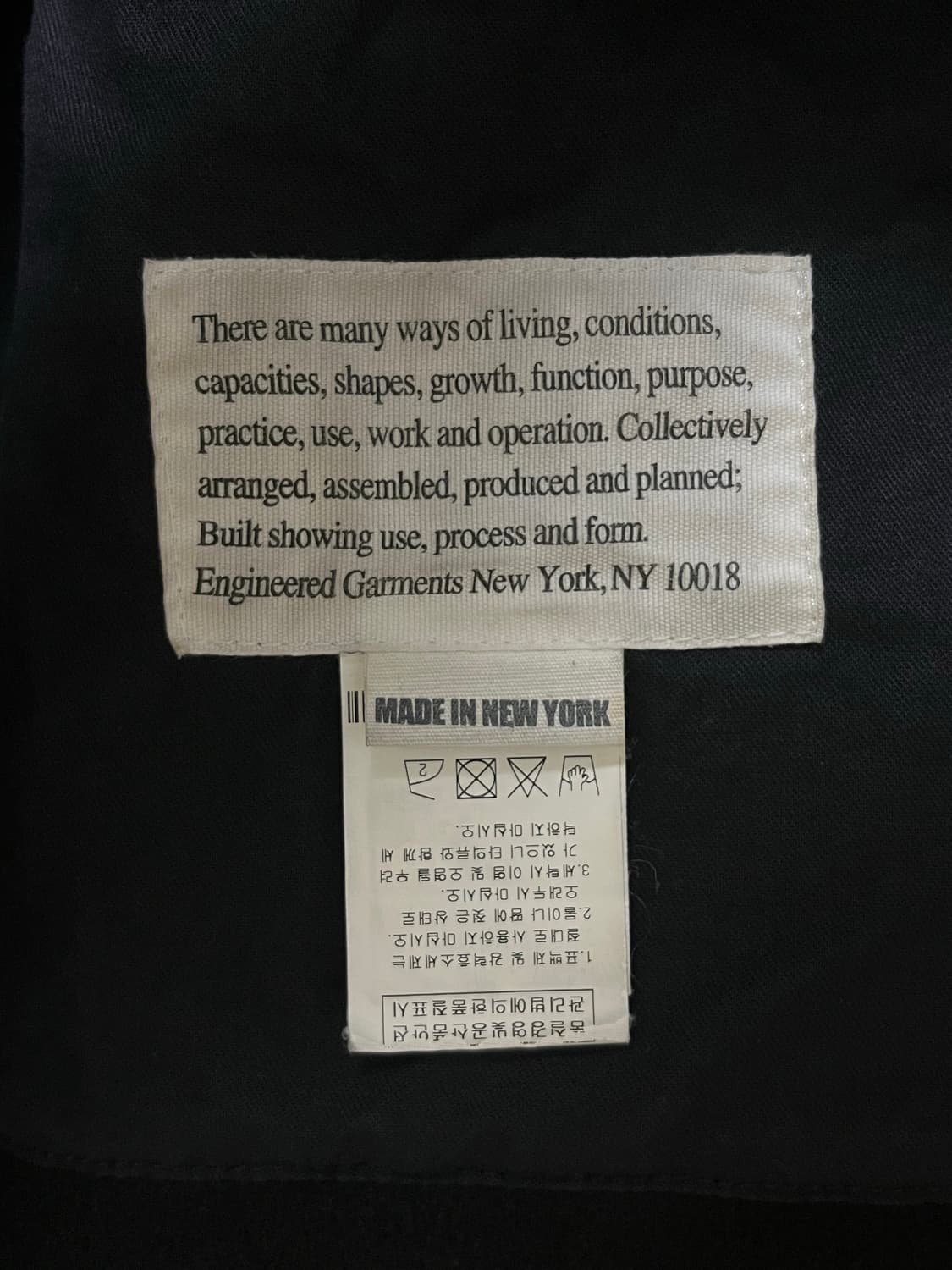 엔지니어드가먼츠 울멜튼 하이랜드 파카  / 블랙 / S (95–100) 상품이미지5