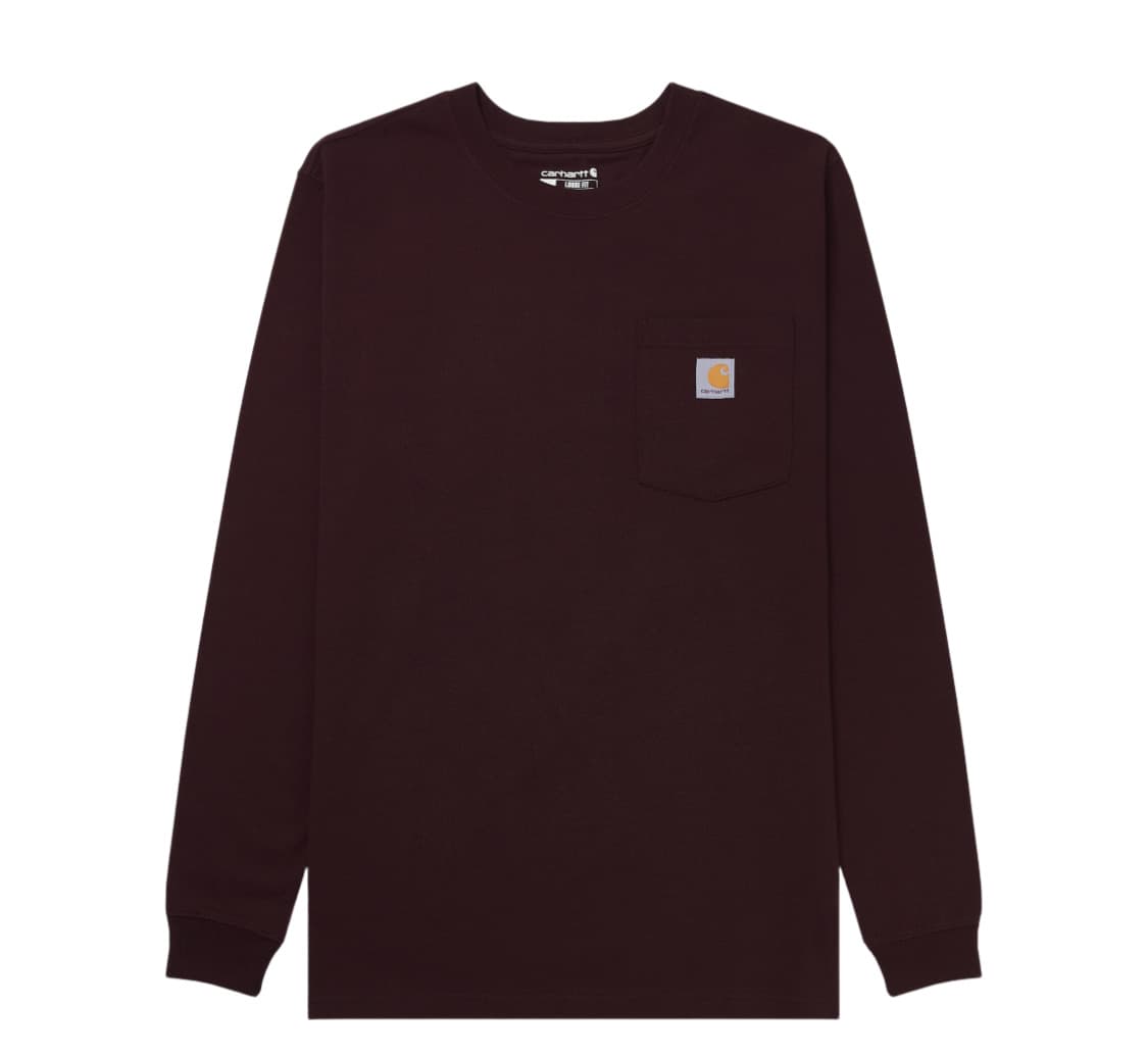 칼하트 롱슬리브 와인색 XS 상품이미지1