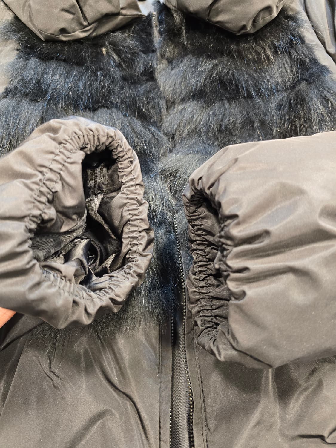 올리브데올리브  털 패딩 다운패딩 44 상품이미지7