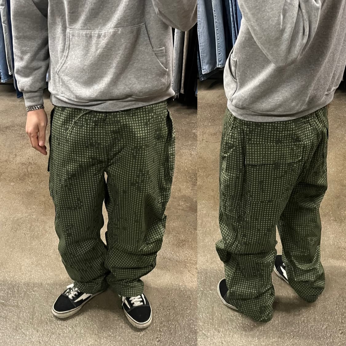 80s 미군 나이트카모 쉘 팬츠 (~36“) 상품이미지6