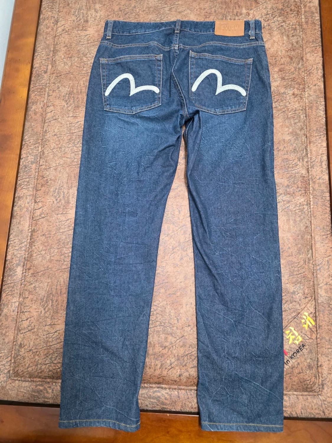 에비수 슬림 스트레이트핏 데님 팬츠 청바지 32 상품이미지1