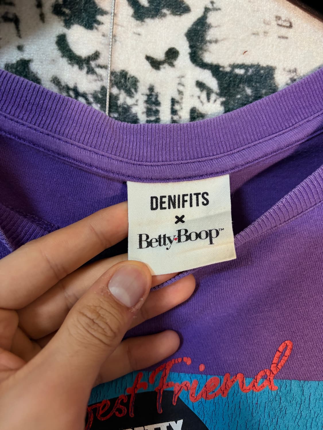 DENIFITS X Betty Boop  t-shirt 상품이미지2