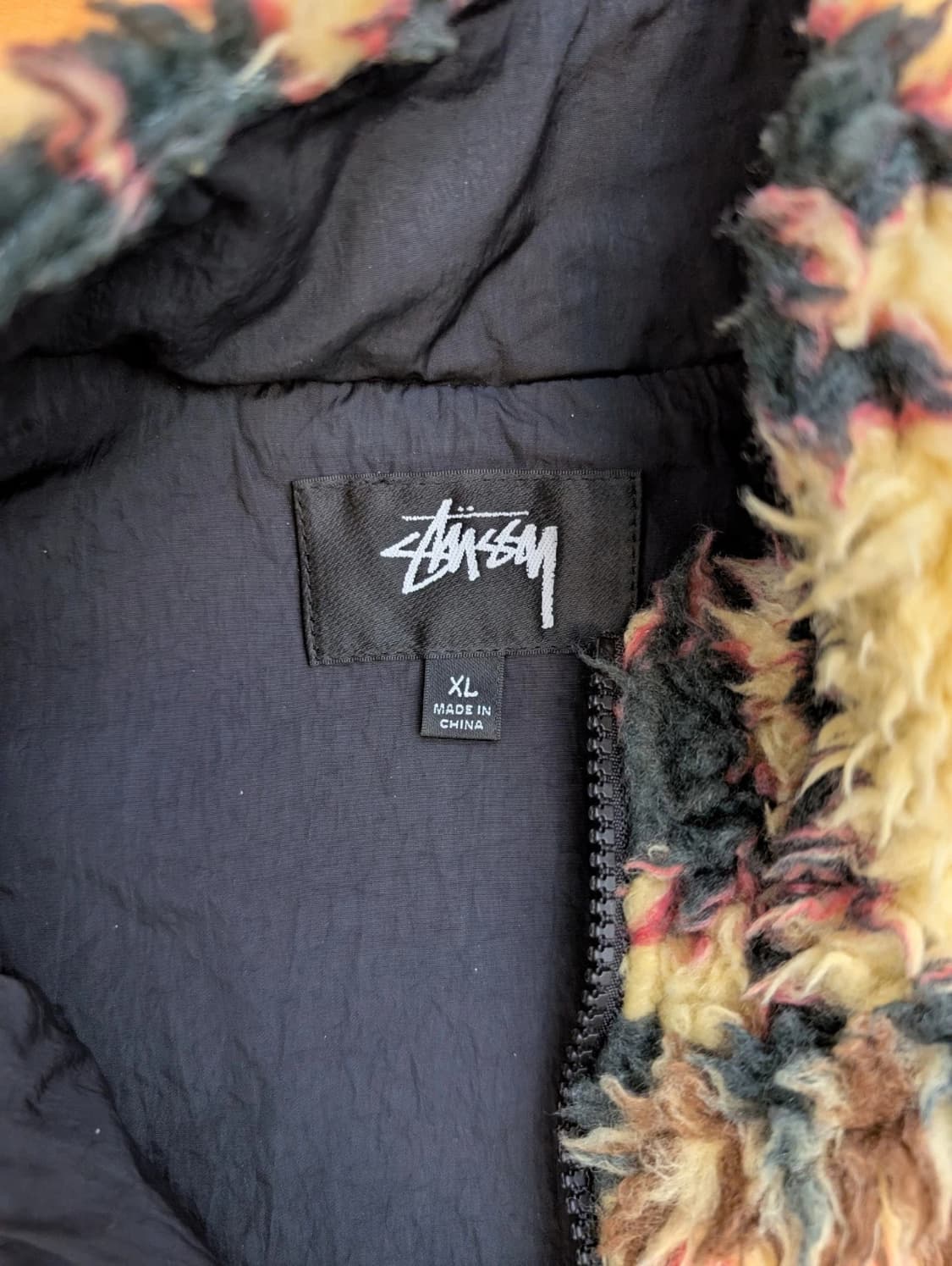 스투시 필모어 쉐르파 베스트 머스타드 상품이미지3