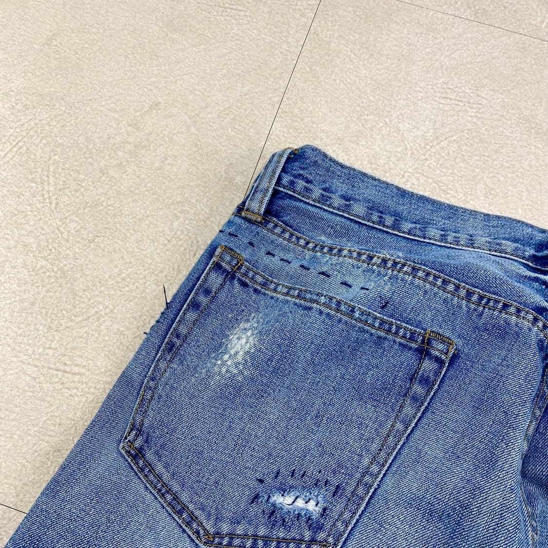 폴로 설리반 패치워크 데님 진 (34) 상품이미지8