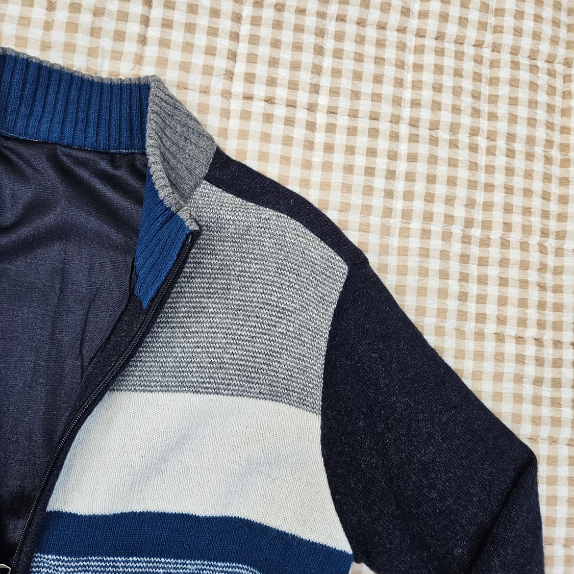 오스틴리드 방풍 니트 집업 가디건 남자100 상품이미지3