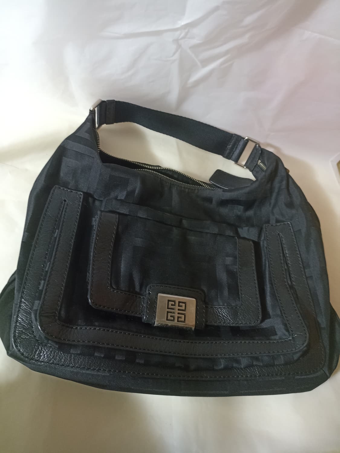 지방시 로고 블랙 숄더백 토트백 호보백 상품이미지3