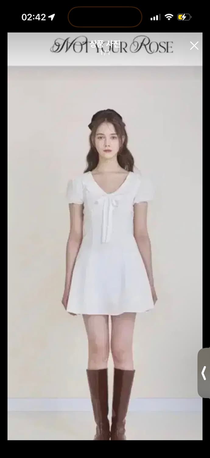 낫유어로즈 메이 드레스 S 상품이미지1