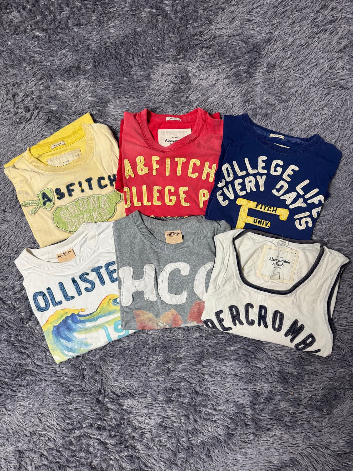 아베크롬비 & 홀리스터 반팔 모음 상품이미지1