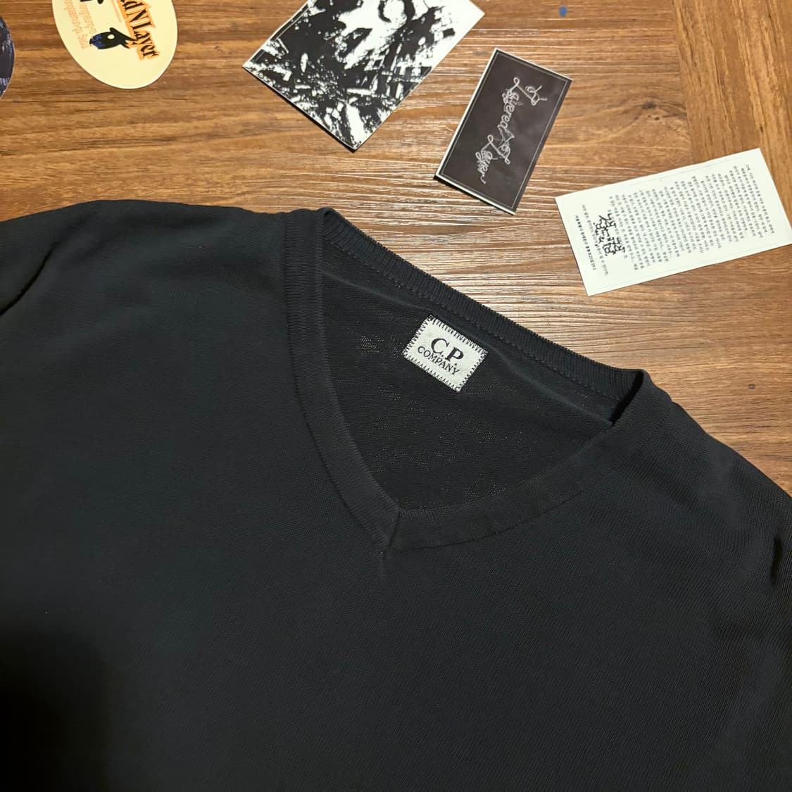 CP COMPANY COTTON V-NECK LONG SLEEVE 상품이미지2