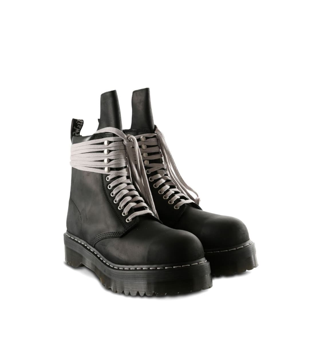 닥터마틴X릭오웬스 쿼드 솔 스틸 토 부츠 UK 6 상품이미지2