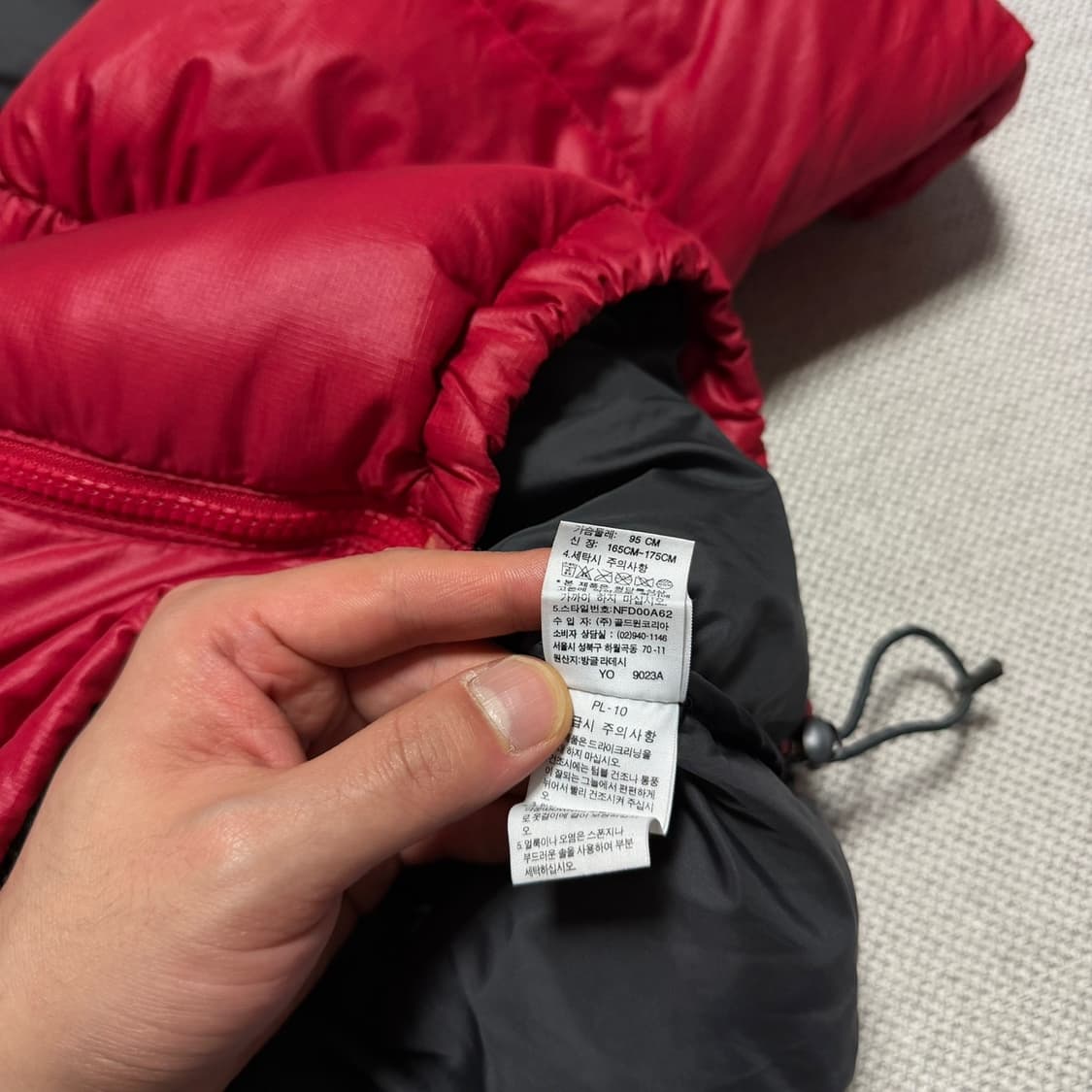 노스페이스 700 눕시 패딩 상품이미지5