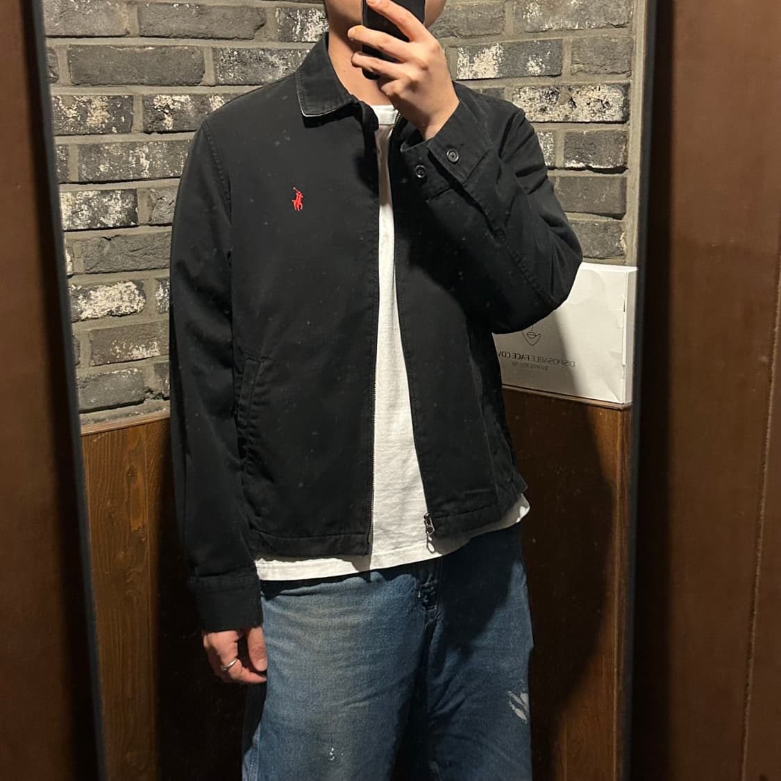 M) 폴로 랄프로렌 베이포트 스윙탑 코튼 자켓 블랙 상품이미지8