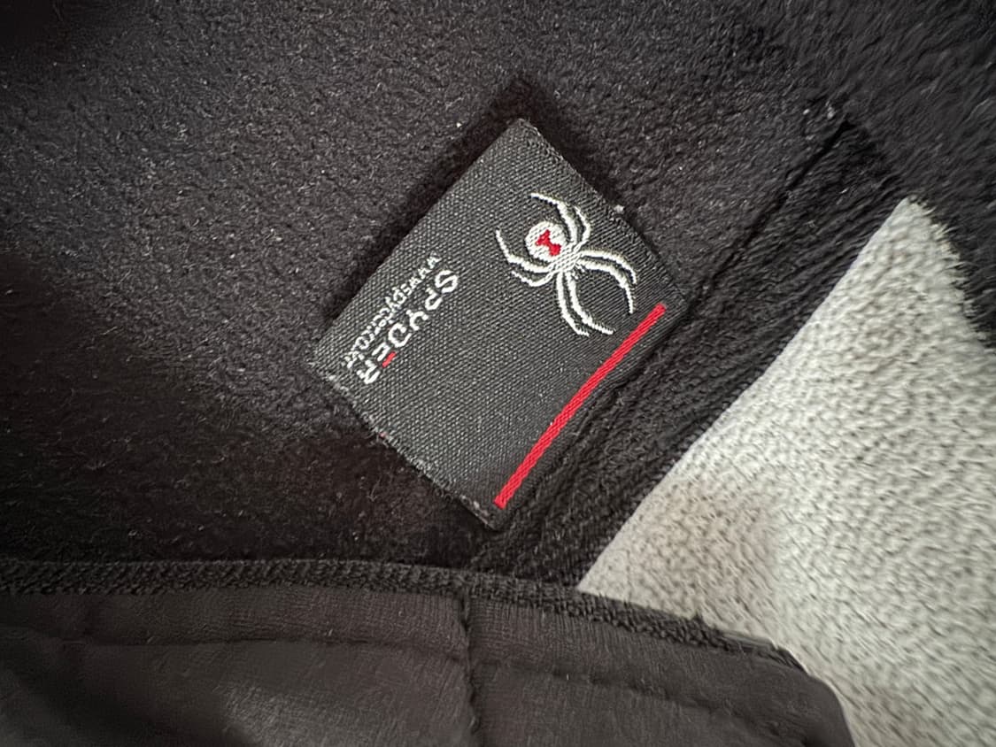 스파이더 로고 트레이닝 기모 후드집업 L 상품이미지3