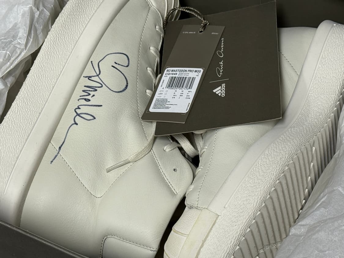 새제품 285 / 릭오웬스 아디다스 마스토돈 프로모델 밀크 상품이미지10