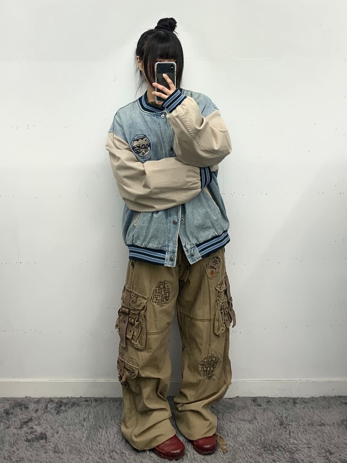 90s 데님 스타디움 자켓 상품이미지1