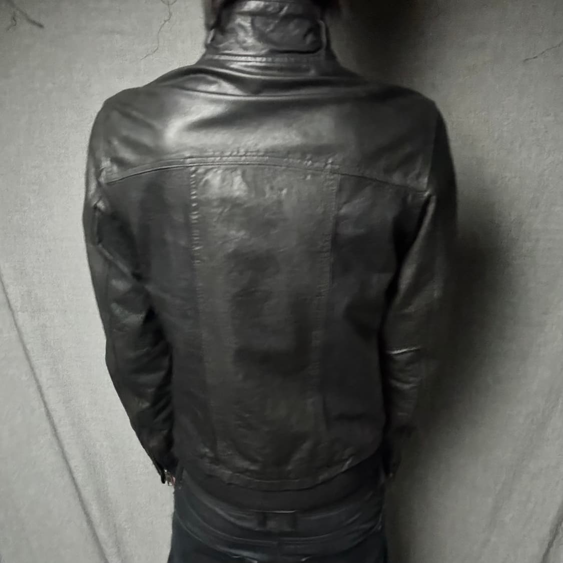 japan vintage lamb skin leather jacket 상품이미지4