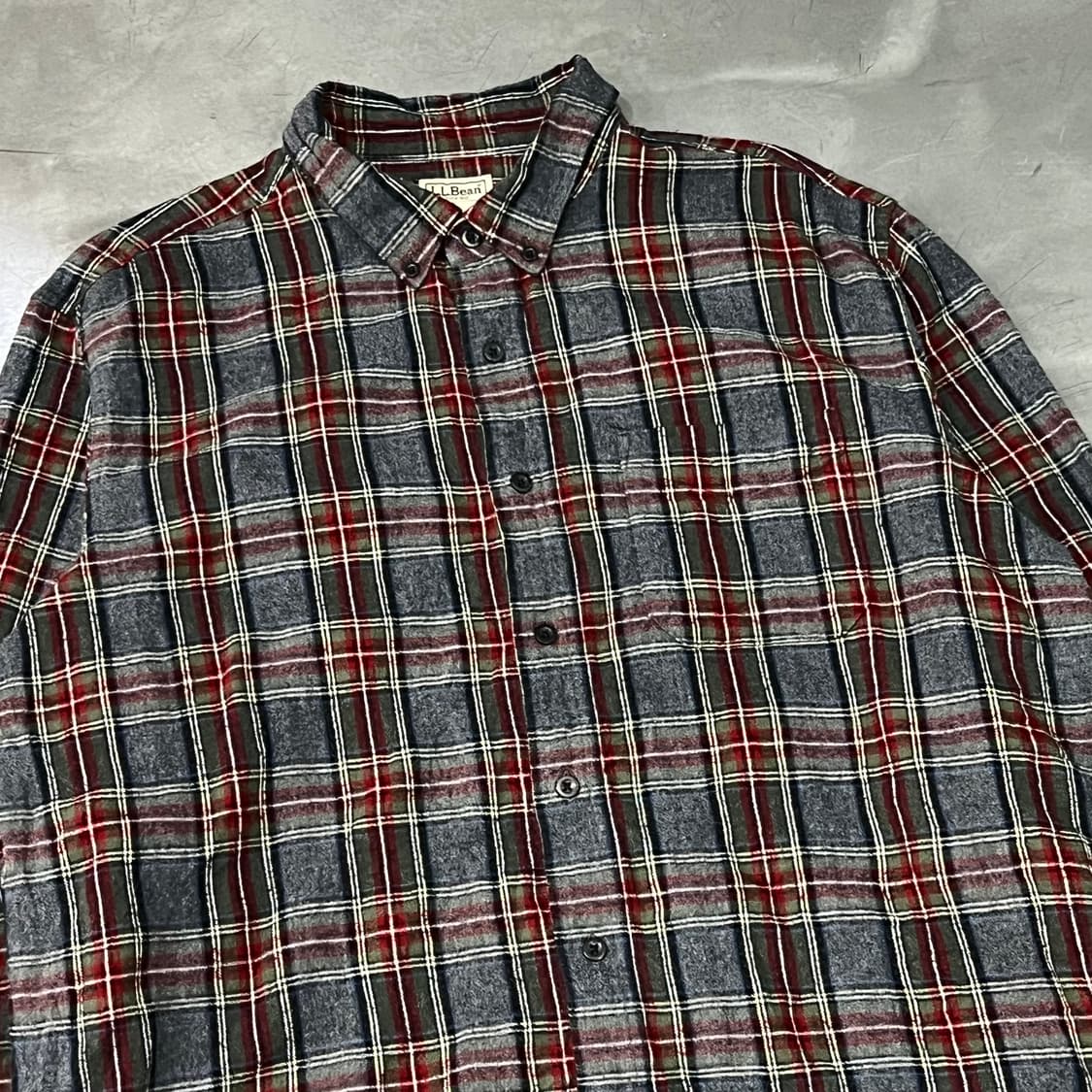  엘엘빈 체크 플란넬 셔츠 y14510 상품이미지3