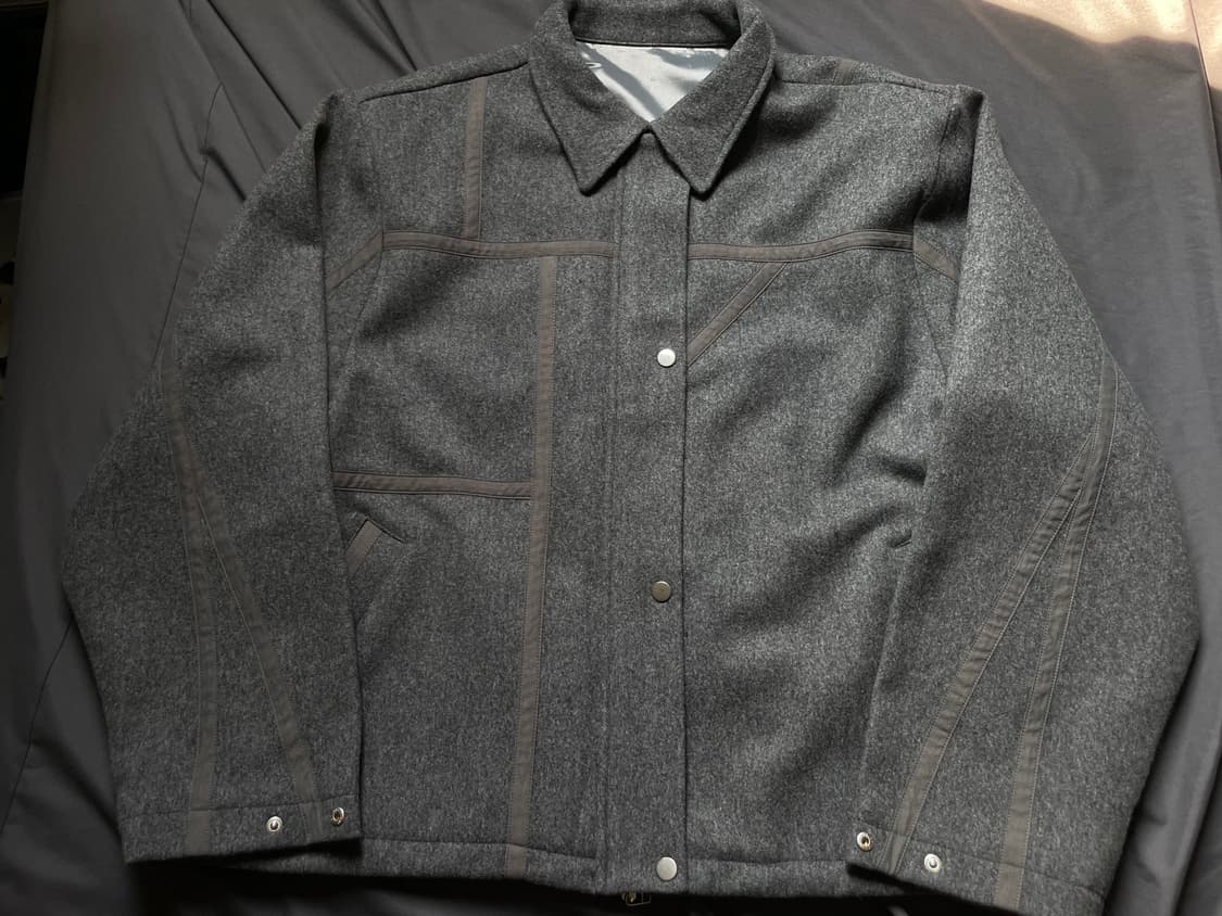 이얼즈어고 울 블루종 상품이미지2