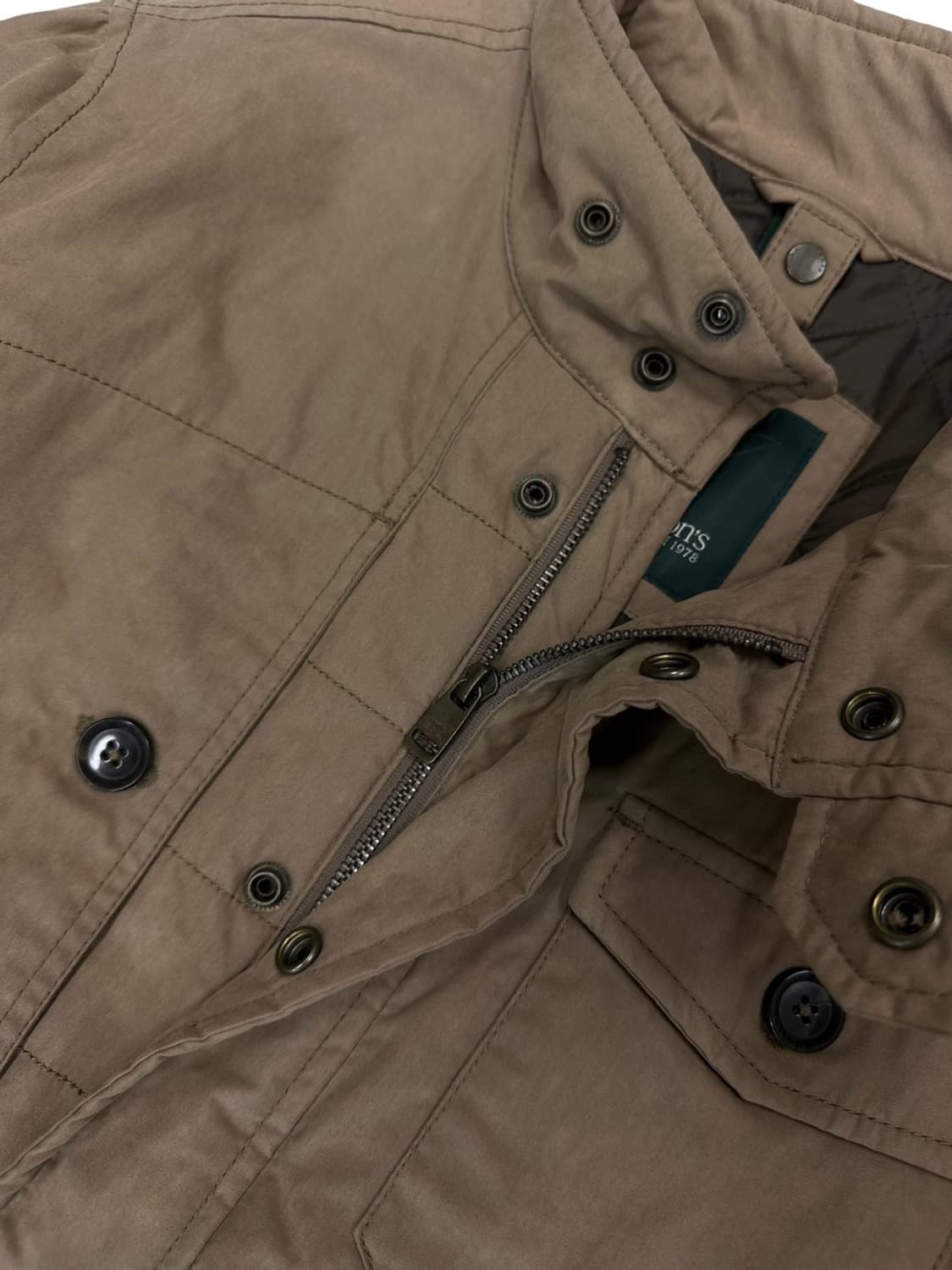 헨리코튼 누빔점퍼 베이지 (L) 상품이미지4