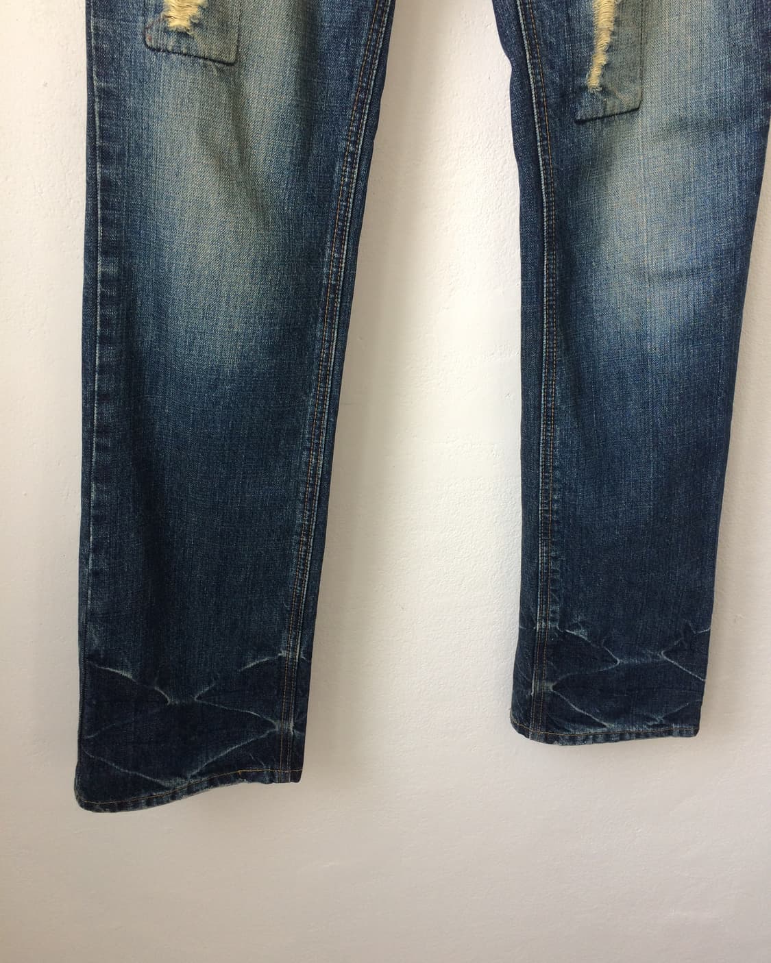 Damage washing denim pants 상품이미지5