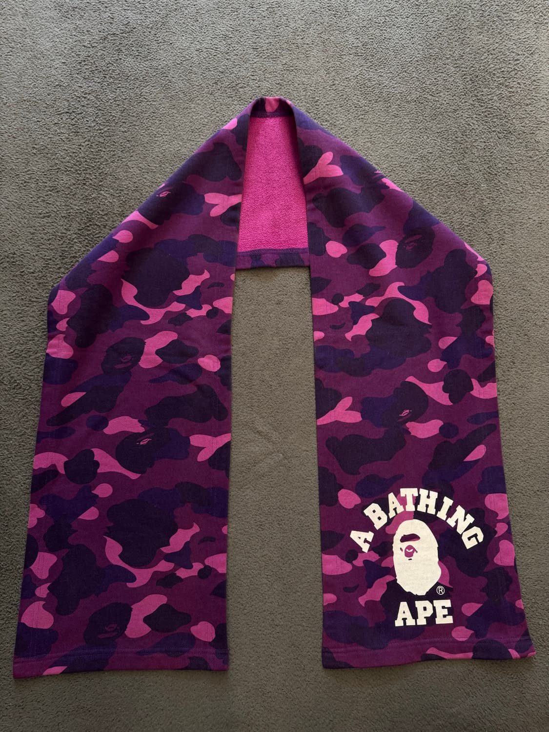 베이프 컬리지 카모 목도리 처분  상품이미지1