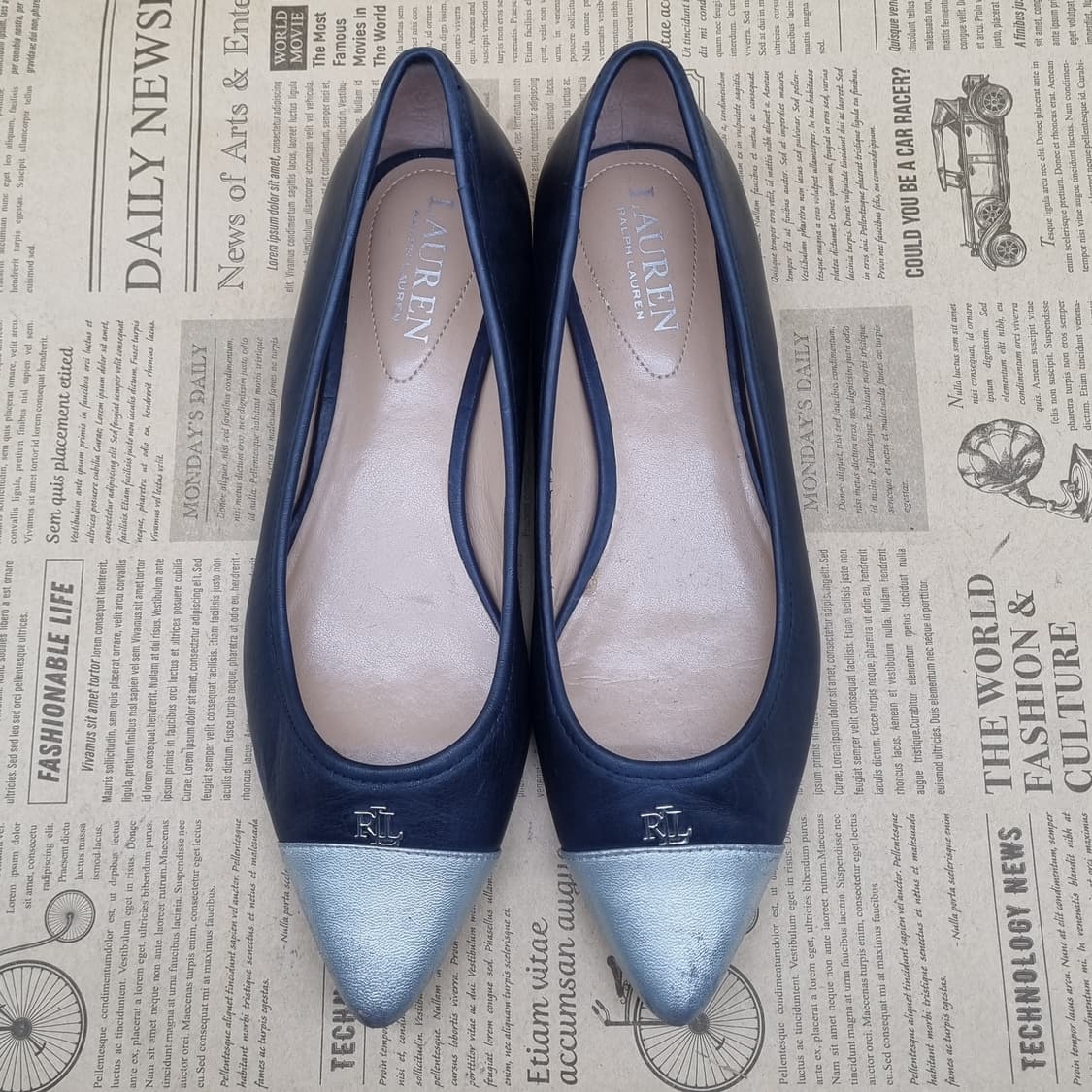 랄프로렌 스틸레토 플랫슈즈235 상품이미지2