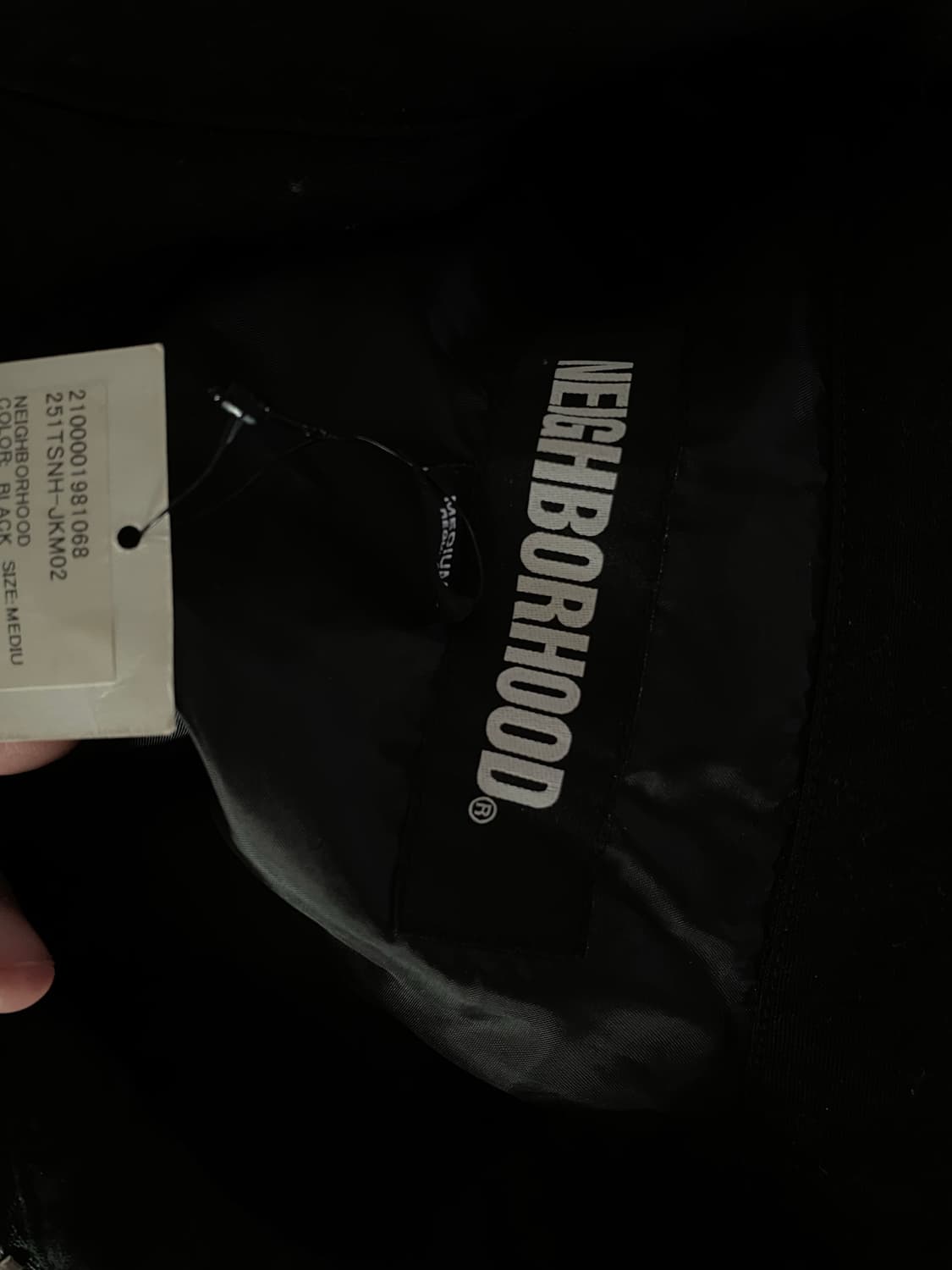 네이버후드 백로고 자수 자켓 상품이미지4