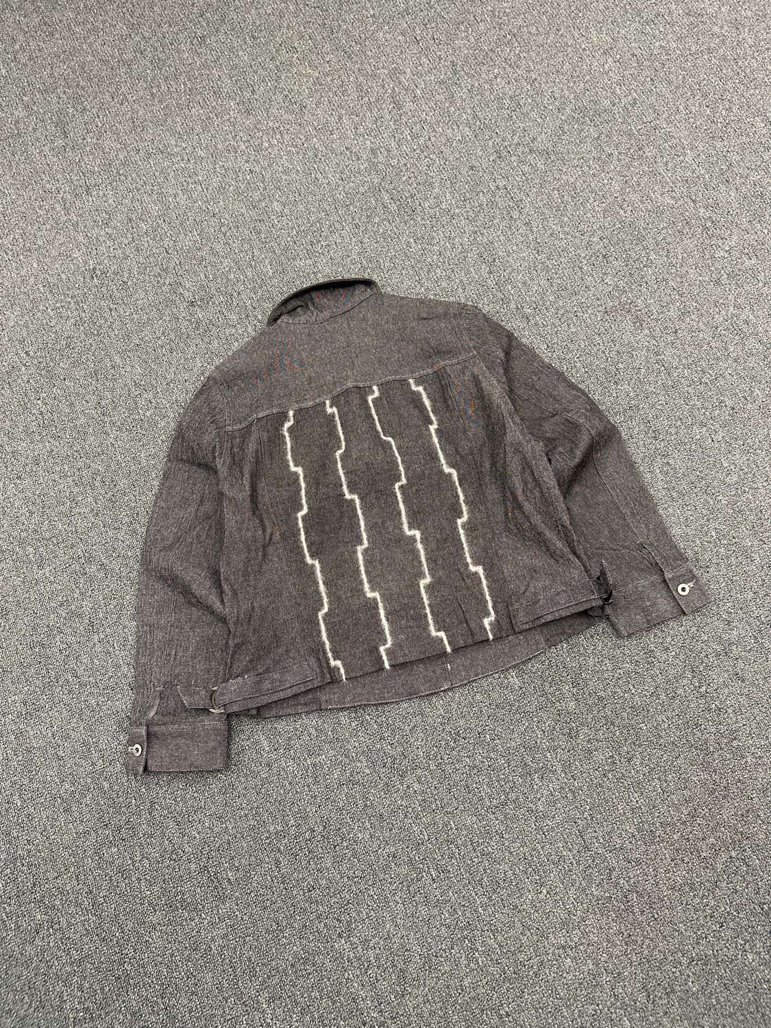 재패니즈 빈티지 흑청 데님자켓 상품이미지2