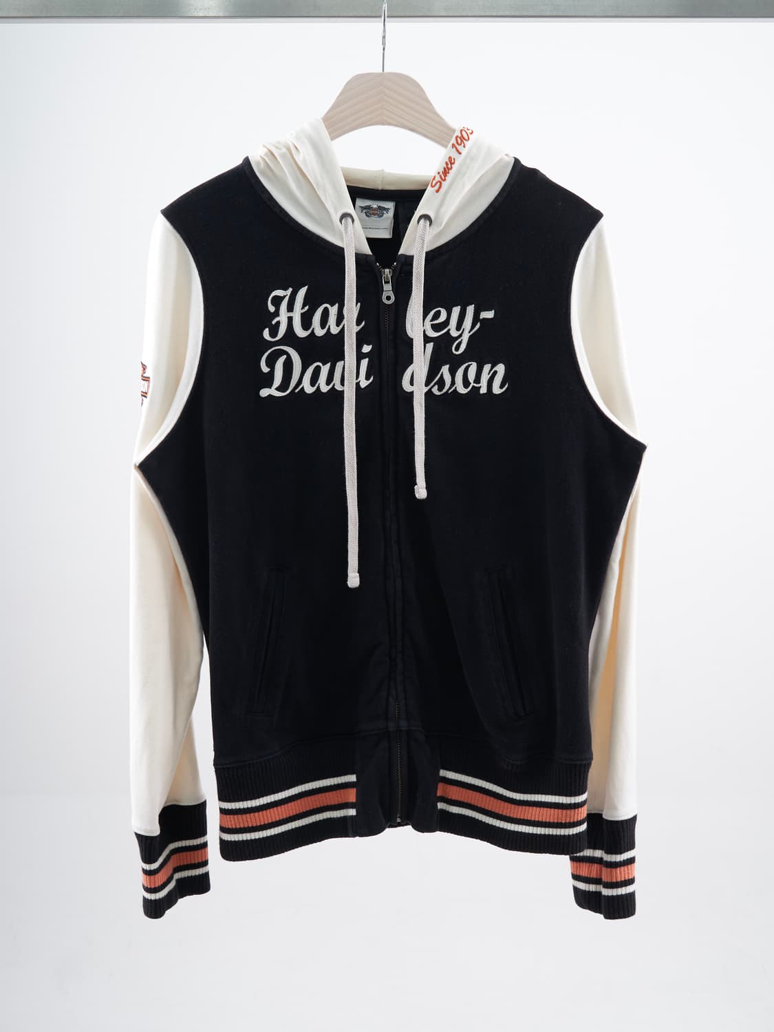 Harley Davidson 윙 레터링 프린팅 후드집업 상품이미지4