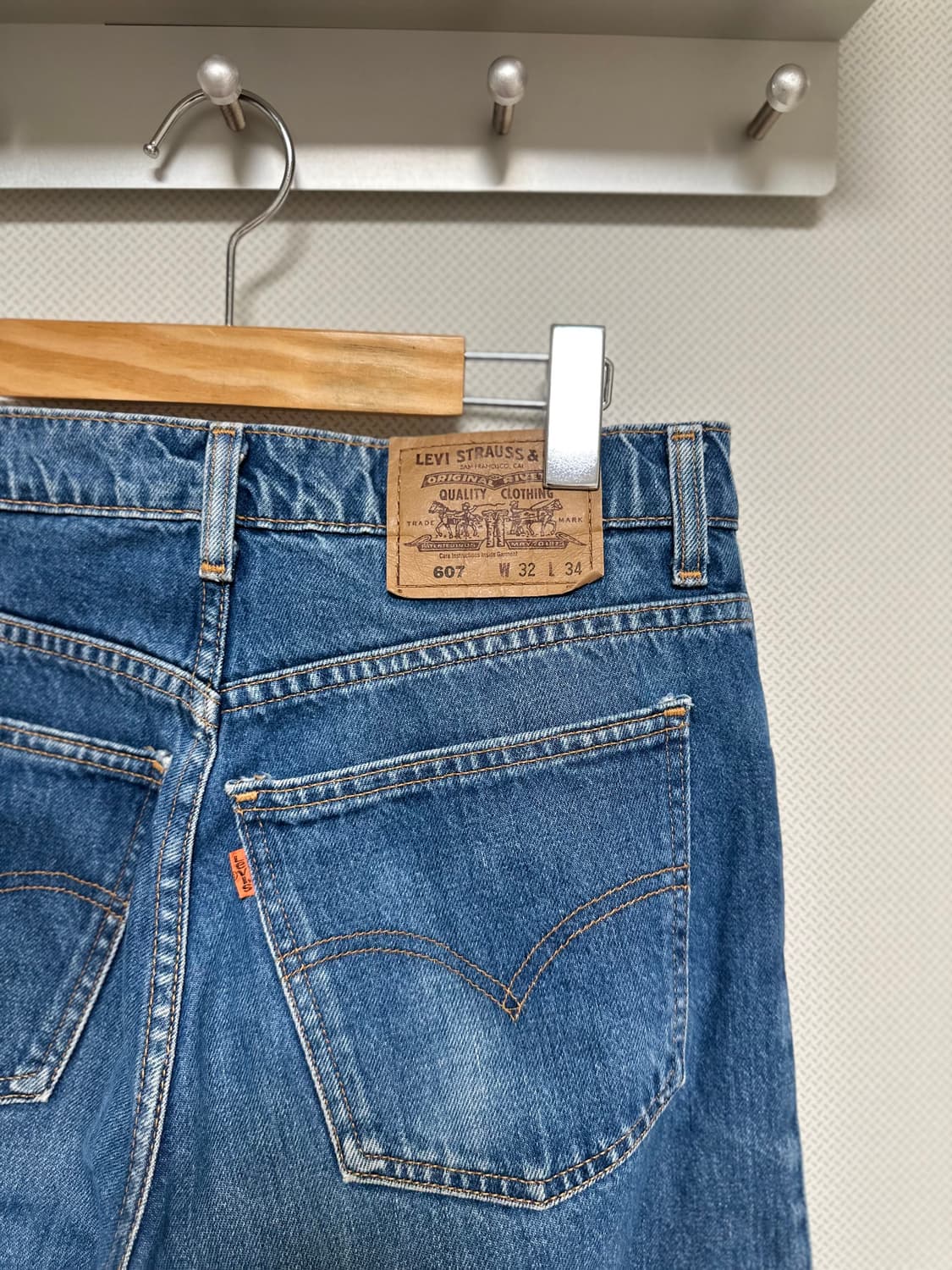 리바이스 607 오렌지탭 32x34 상품이미지4