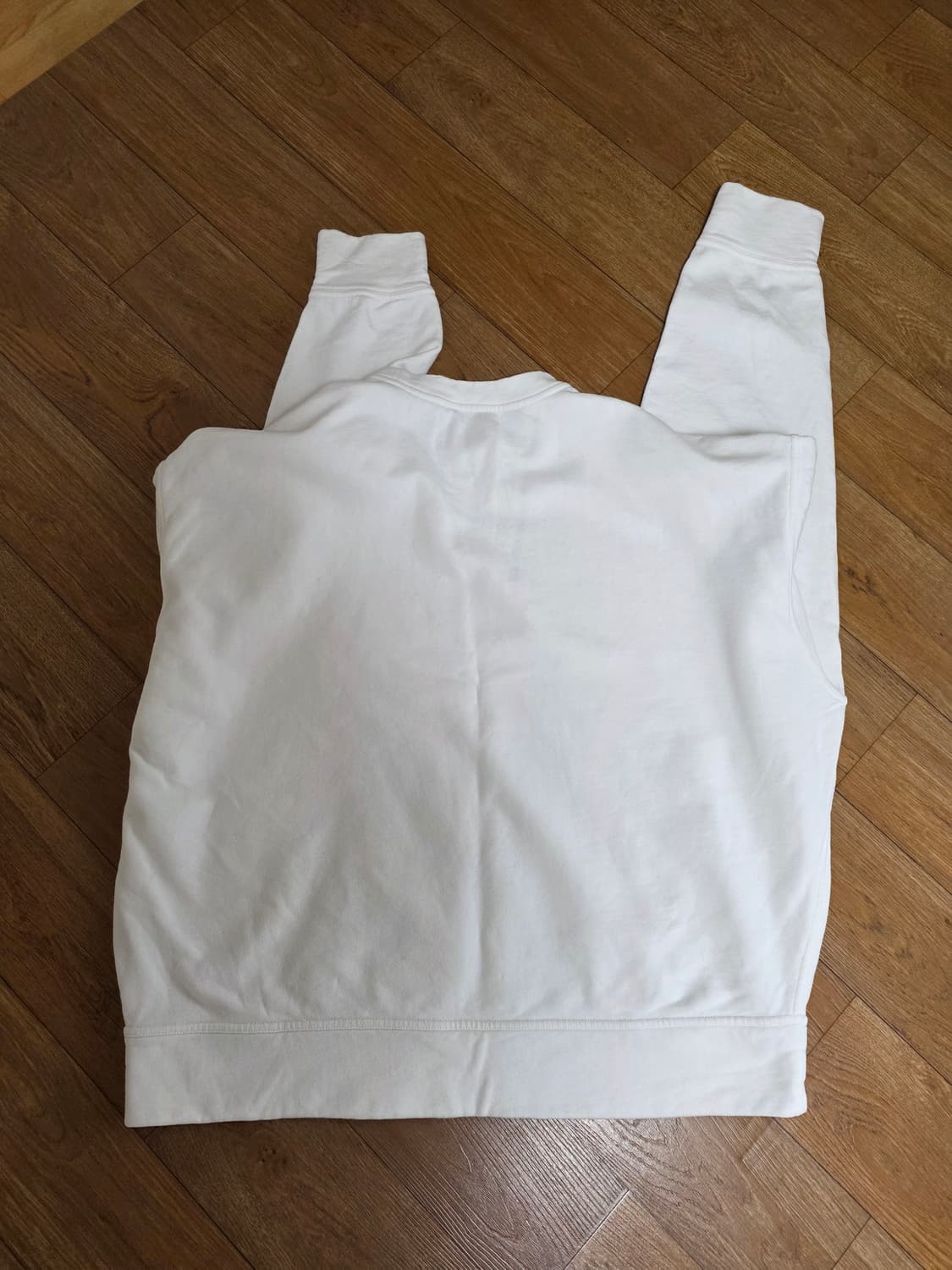 질샌더 로고 화이트 맨투맨 상품이미지2