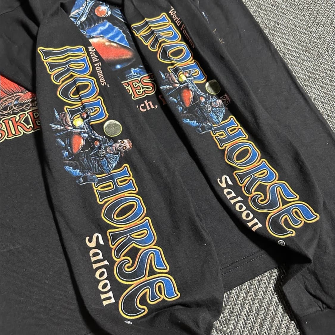 OOs JENSEN IRON HORSE 프린팅 롱슬리브 상품이미지7