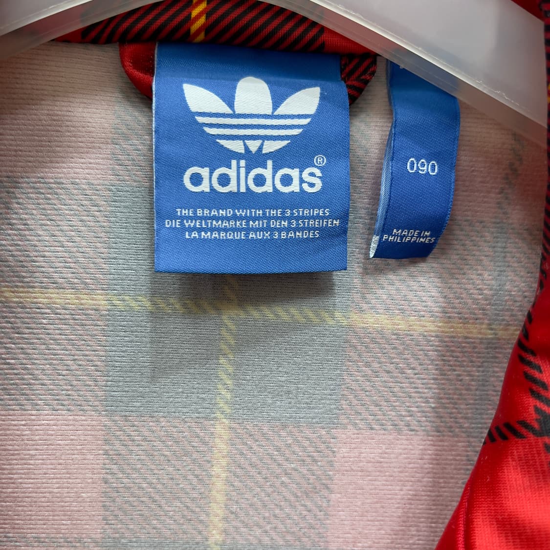 아디다스 파이어버드 타탄체크 트랙탑 상품이미지6